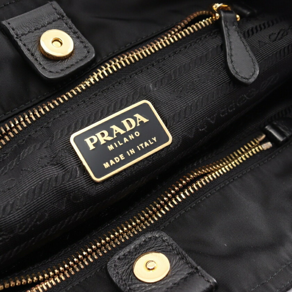 Prada Handbag Black Triangular Plate - image 4
